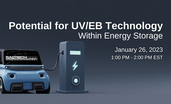 Webinar: Potential for UV/EB Technology Within Energy Storage